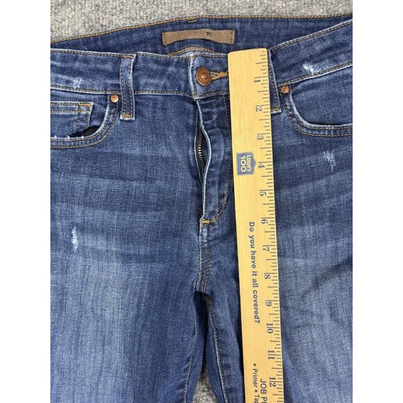 Joe's Jeans Skinny Jeans Womens 27 Blue Stretch Denim Mid Rise Faded CL-4352M - Picture 4 of 8
